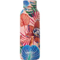 Quokka Solid Thermo-Flasche 510 ml orchid pink mit Muster