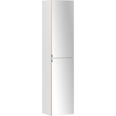 Spiegelschrank WELLTIME "TRIENT, Seiten-Spiegelschrank 40 cm, gedämpfte Scharniere", weiß (matt weiß, wildeiche), B:40cm H:180cm T:35cm, MDF, Schränke, matt weiß/Wildeiche, gedämpfte Scharniere