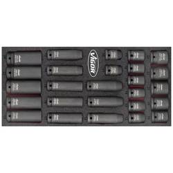 Vigor V5602 Schlagschrauber-Steckschlüsseleinsatz-Set 1/2 (12.5 mm) V5602