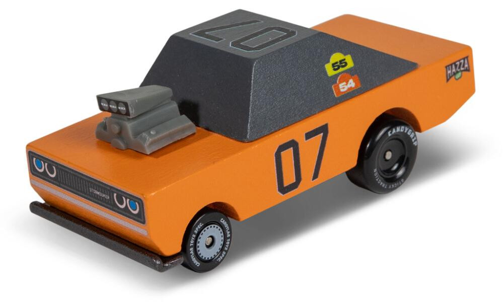 Candylab Speelgoedauto Stormduiker Oranje - Houten auto