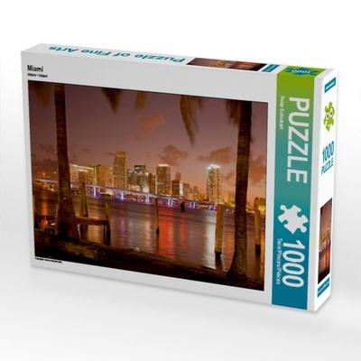 CALVENDO Puzzle Miami | 1000 Teile Lege-Größe 64x48cm Foto-Puzzle für glückliche Stunden