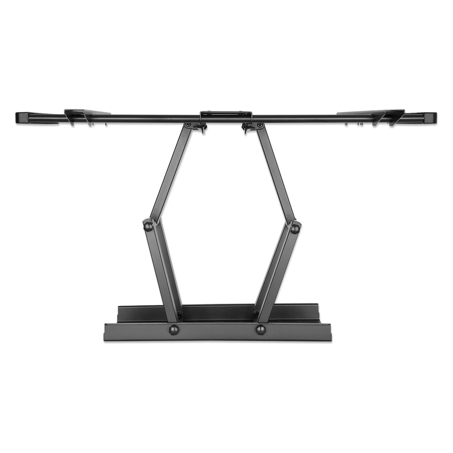 Manhattan TV & Monitor Mount, Wall, Full Motion, 1 screen, Screen Sizes: 60-100", Black, V (Wand, 80 kg, 60" - 100") (461221)