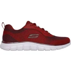 SKECHERS Herren Workoutschuhe TRACK-GLENDOR, Größe 41 in Rot Rot