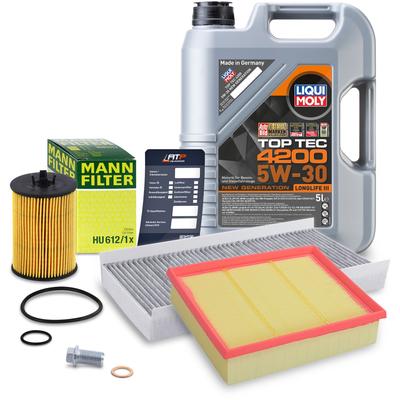 Liqui Moly Inspektionspaket Set A + 5l 5W-30 Motoröl [Hersteller-Nr. 40513916] für Mercedes-Benz