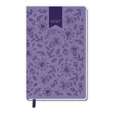 TRÖTSCH - Taschenkalender A6 Soft Touch Blumen 2027