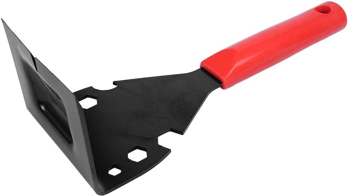 Allecto Multifunctioneel sloophandgereedschap voor vloeren, plinten, tegels en spijkers - Rood - Roestvrij staal
