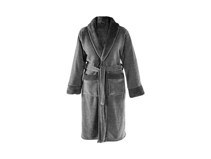 Tiseco 3542GREY Bademantel Grau