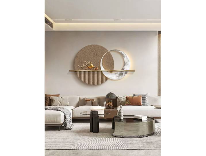Lumière moderne de luxe LED peinture décorative décoration de la maison salon canapé chambre fond couloir mur peinture lumière