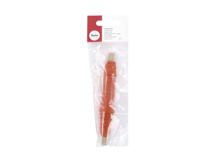 Papierdraht, 0,55mm ø, auf Holzwickel á 50g, SB-Btl 20m