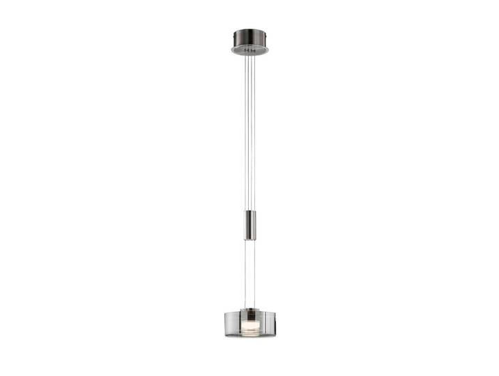 FISCHER & HONSEL Hängeleuchte LAVIN, dimmbar, alu / grau / zink, für Wohn- / Esszimmer, Metall, Modern
