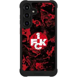 Nivocase Hülle für Samsung Galaxy S25+ Stossfeste Handyhülle NIVOmax Case Schwarz 1. FC Kaiserslautern 1. (Samsung Galaxy S25+), Smartphone Hülle, Schwarz