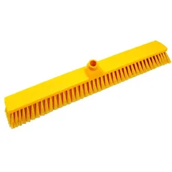 Hygienebesen Haug Großraumbesen 600 mm vollfarbig gelb geschlitzt, HACCP, lebensmittelkonform