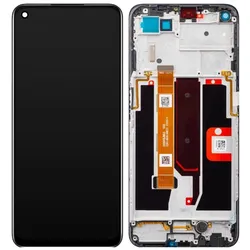 OPPO Display Unit für A74 5G / A54 5G, Schwarz (Display, Oppo A54 5G, Oppo A74 5G), Mobilgerät Ersatzteile, Schwarz