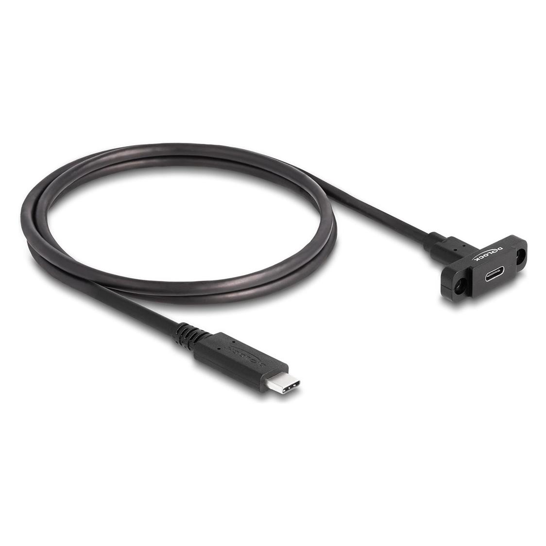 Delock SuperSpeed USB 10 Gbps 1m zum Einbau schwar (1 m, USB 3.2 Gen 2) (87824)