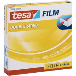 Tesa Doppels.Klebeb. 33m x 19mm transparent 57954