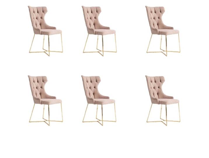 Xlmoebel Sitzgruppe Designer Stühle mit Polsterung in modernem Design für Restaurants, (Sitzgruppe, 6-tlg., 6x Stühle), Hergestellt in Europa