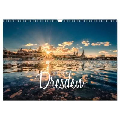 Barockperle Dresden (Wandkalender 2027 DIN A3 quer), CALVENDO Monatskalender
