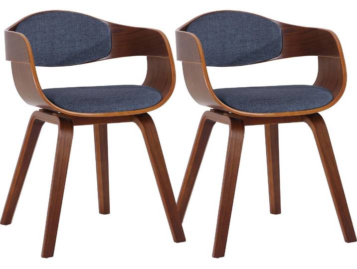 lot de 2 chaises Kingston tissu