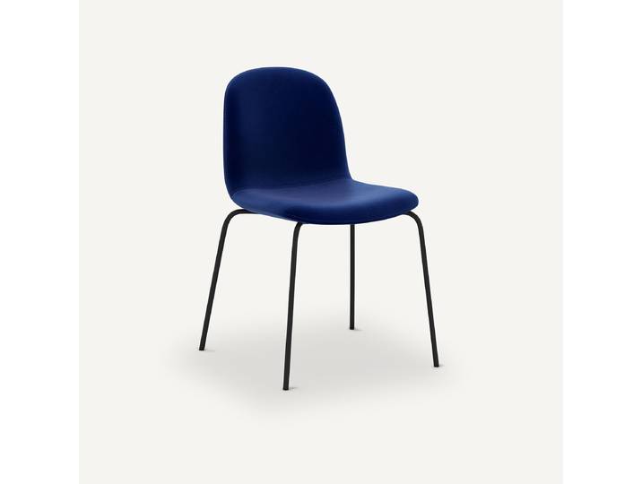 AM.PM Chaise velours Tibby Bleu Cobalt