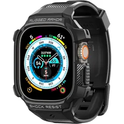 Spigen Rugged Armor Pro Case – Band with case for Apple Watch Ultra 49 mm (Schwarz)