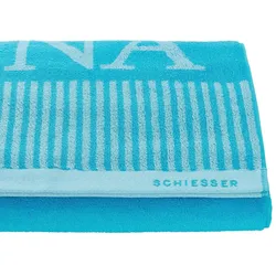 Schiesser Saunatuch Rom - 75 x 200 cm - Türkis