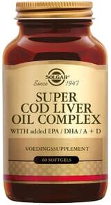 Solgar Super Cod Liver Oil Complex 60 Pérolas
