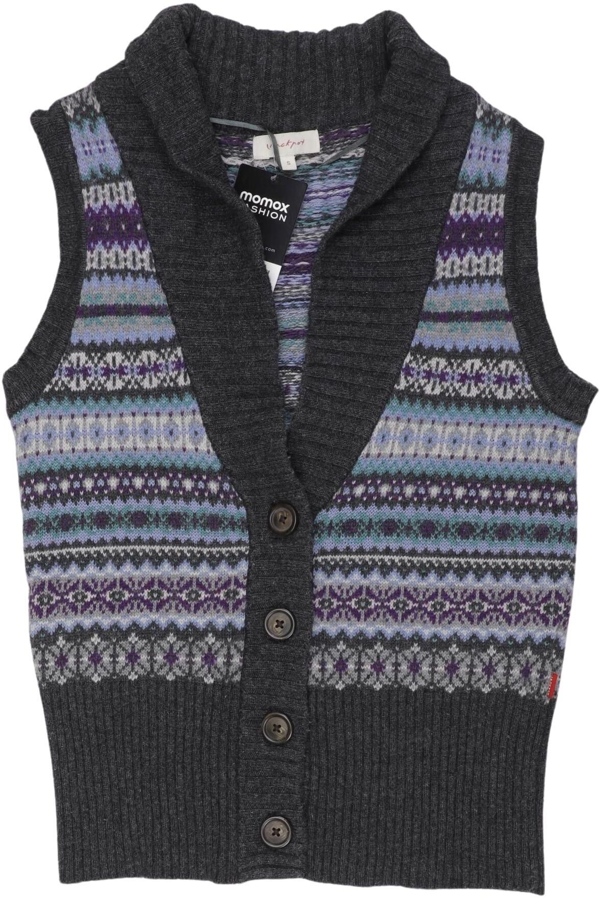 Jackpot Damen Strickjacke, Mehrfarbig, Gr. S, Synthetik / Viskose / Baumwolle / Schurwolle / Kaschmir / Angorawolle - Second Hand