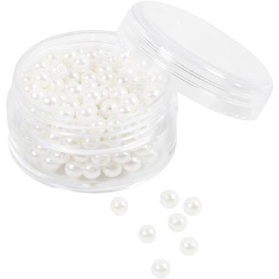 Creativ Company Wachsperlen, D 4 mm, Lochgröße 1,5 mm, Perlmutt , 210 Stk