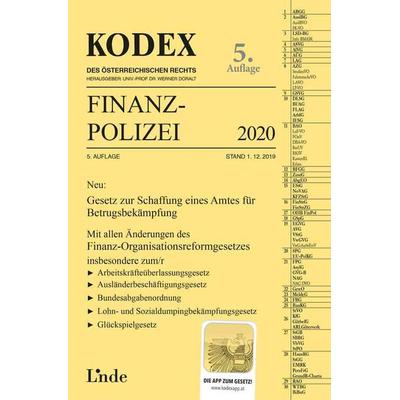 KODEX Finanzpolizei 2020, Taschenbuch von Wilfried Lehner, Linde, 978-3-7073-3594-1