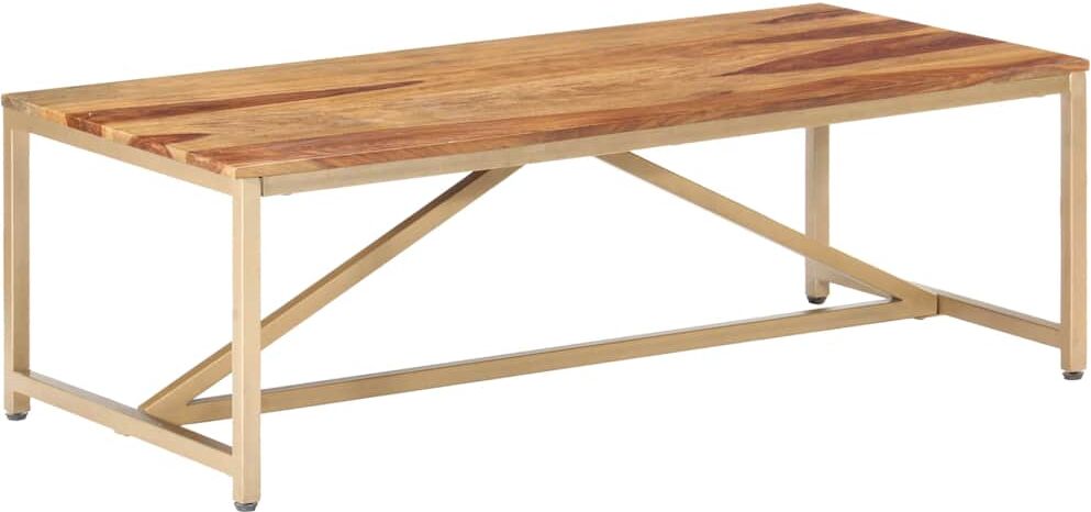 vidaXL Table basse 120x60x40 cm Bois massif