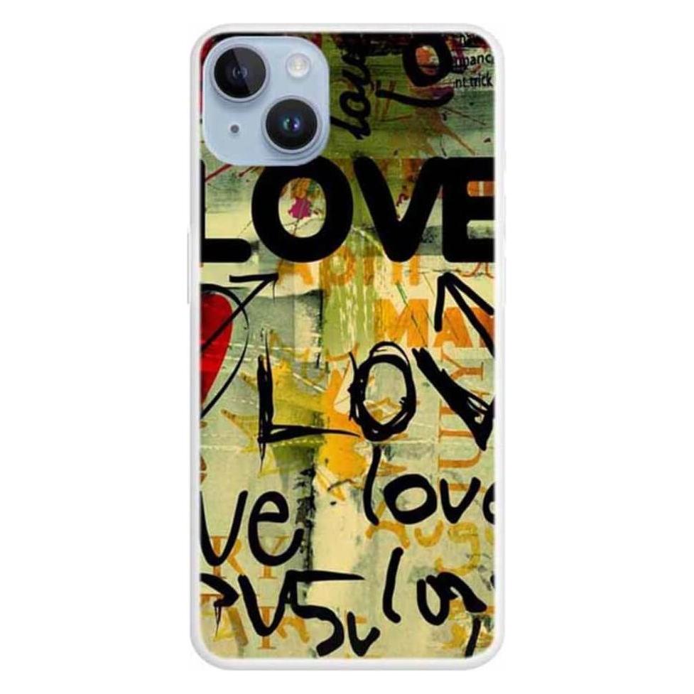 Cover-Discount iPhone 15 Plus - Ultra Slim Silikon Hülle Love (Apple iPhone 15 Plus) (660150434B)