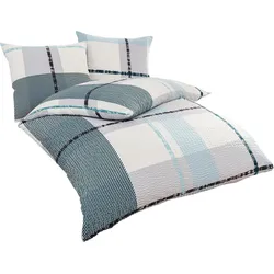 DREAMTEX Softtouch-Mikrofaser-Seersucker-Bettwäsche