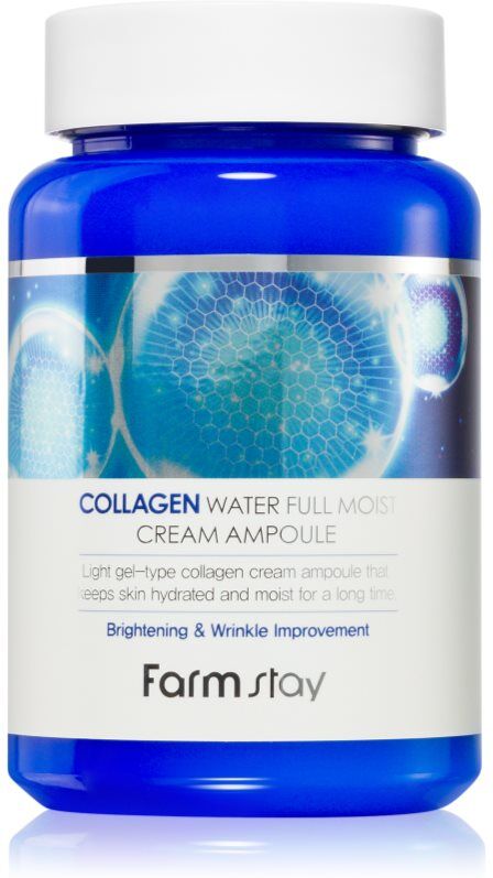 Farmstay Collagen Water Full Moist Cream Ampoule rich hydrating cream with collagen 250 ml