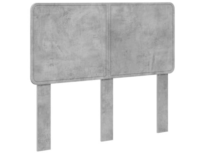 Makastle Kopfteil Beton Grau Holzwerkstoff 123x100 cm Rechteckige Form