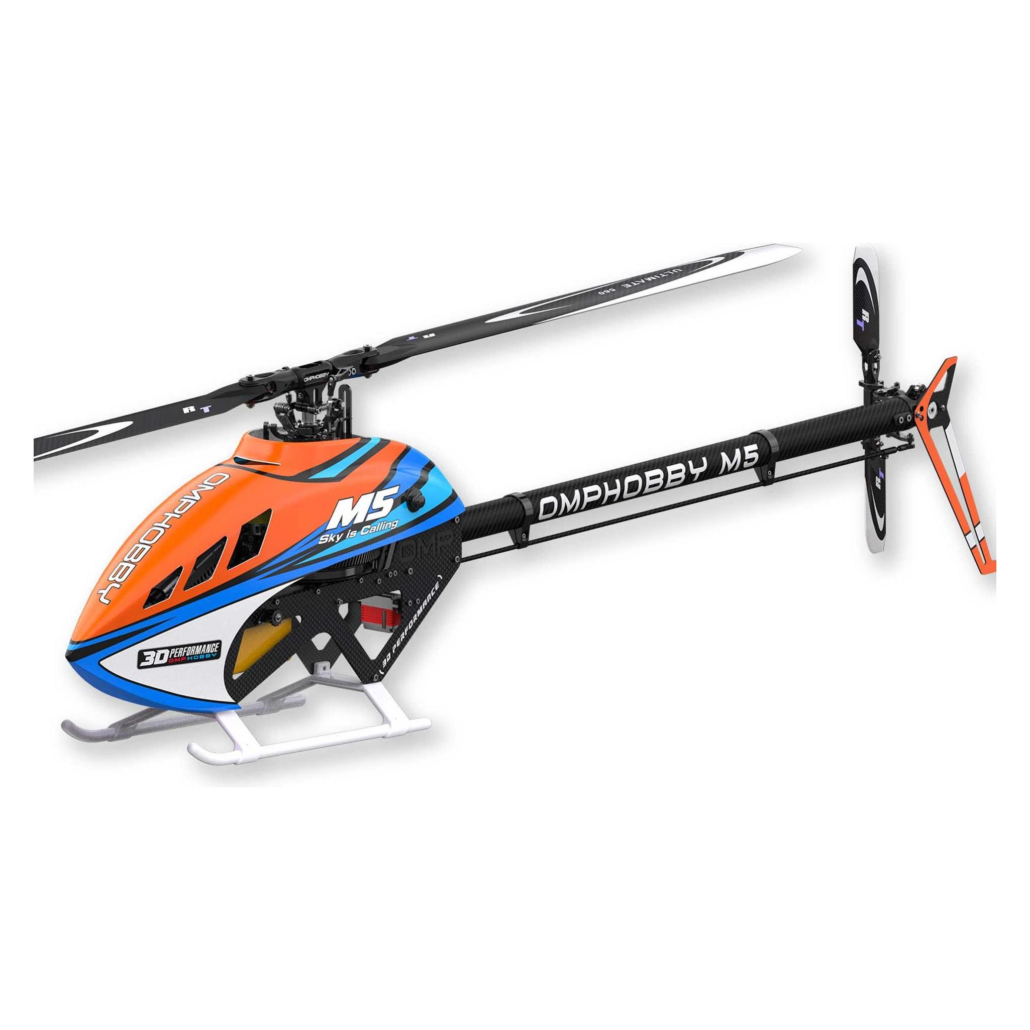 OMP Hobby Helikopter M5 Cosmic-Orange Bausatz und Rotorblätter (OSHM509O)
