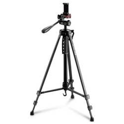 Hama Star 153 3D Dreibeinstativ Schwarz inkl. Smartphonehalter 00004667