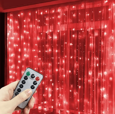 Inspire Curations 8 Mode USB Garland Fairy Lights red 3x2m 200leds