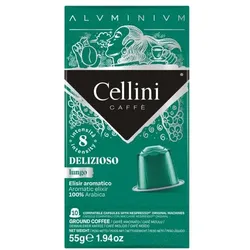 Cellini 10er-Pack Kaffeekapseln »Cellini Lungo Delizioso«