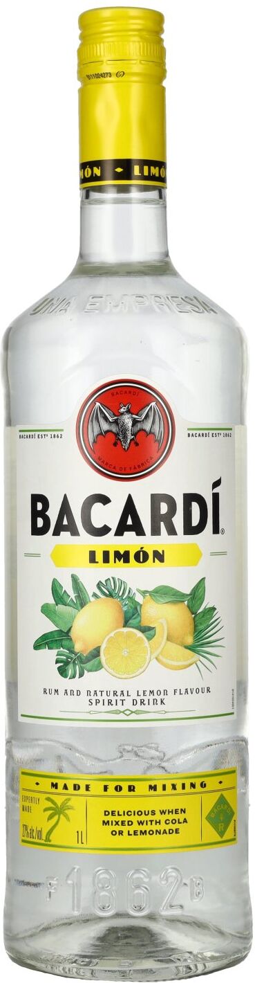 Bacardi LIMÓN Rum With Natural Flavors 27% Vol. 1l