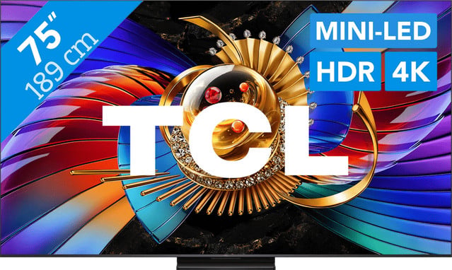 TCL SQD Mini-led 75 inch 80L (2026) televisie