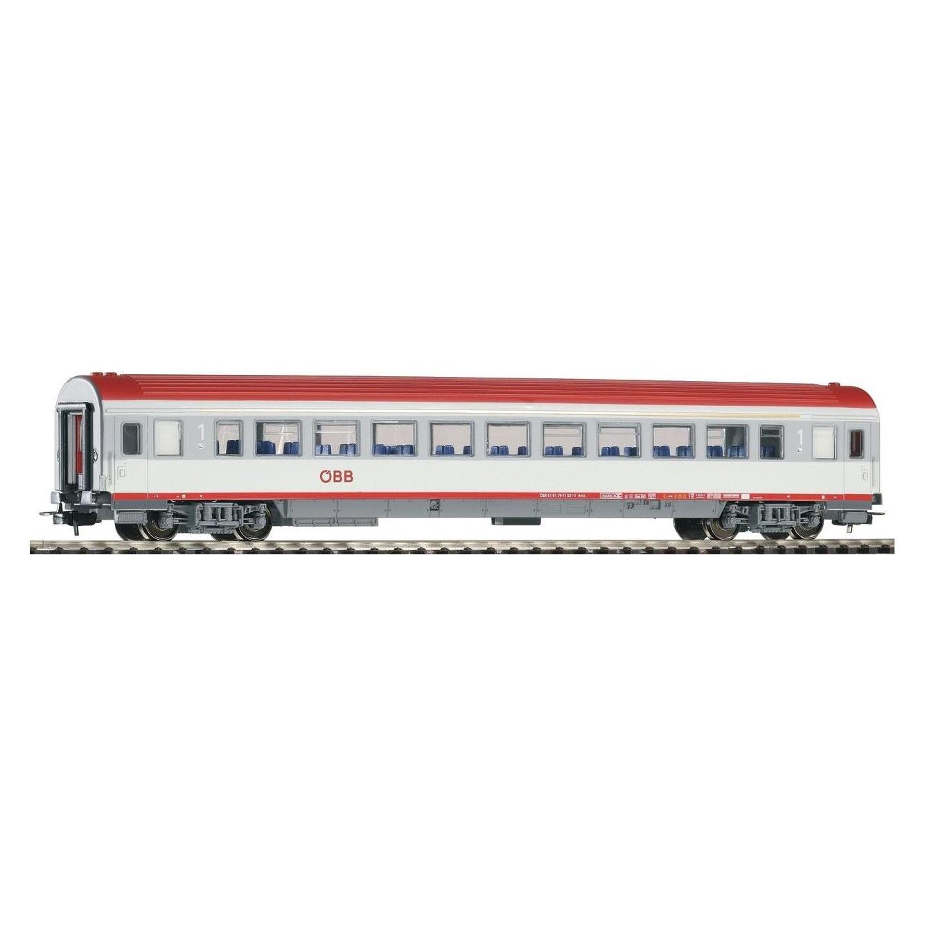 Piko Perswg. 1.Kl. IC Grossraum ÖBB V, grau-rot (Spur H0) (PIKO 57614)