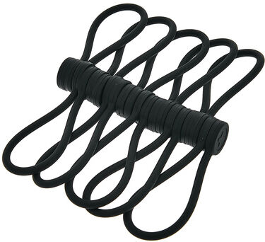 Rockboard MagneTie Cable Ties 15/10pc Schwarz