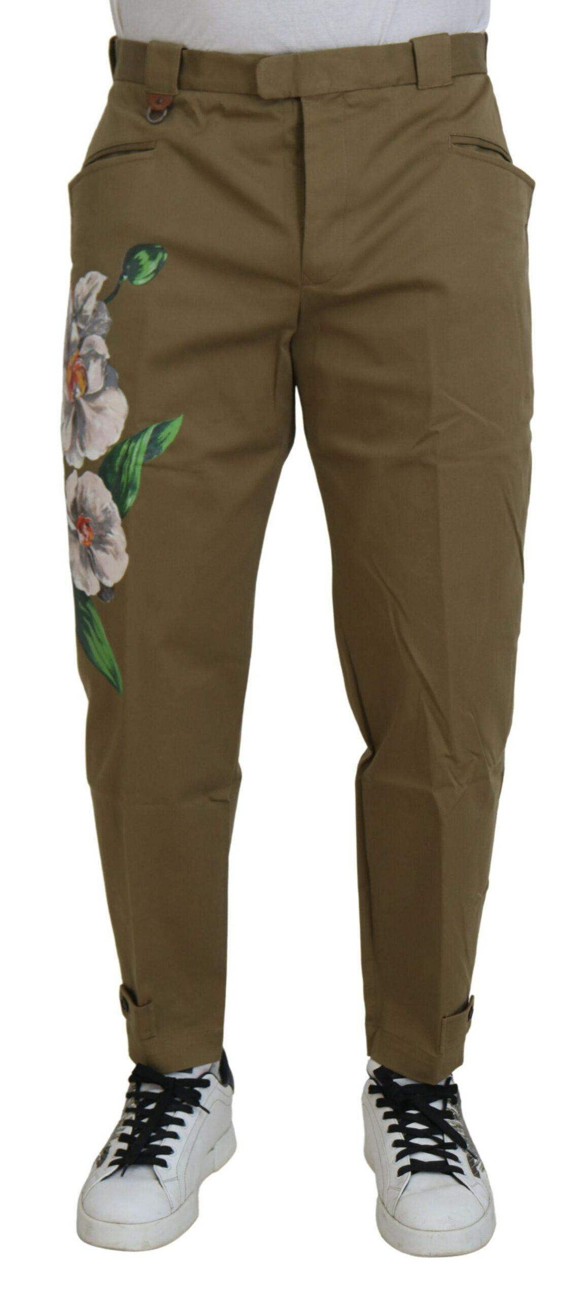 Bloemdrukbroek Casual Style