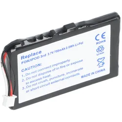 AccuCell Akku passend für Apple iPod 3G, 3G, 616-0159, E225846