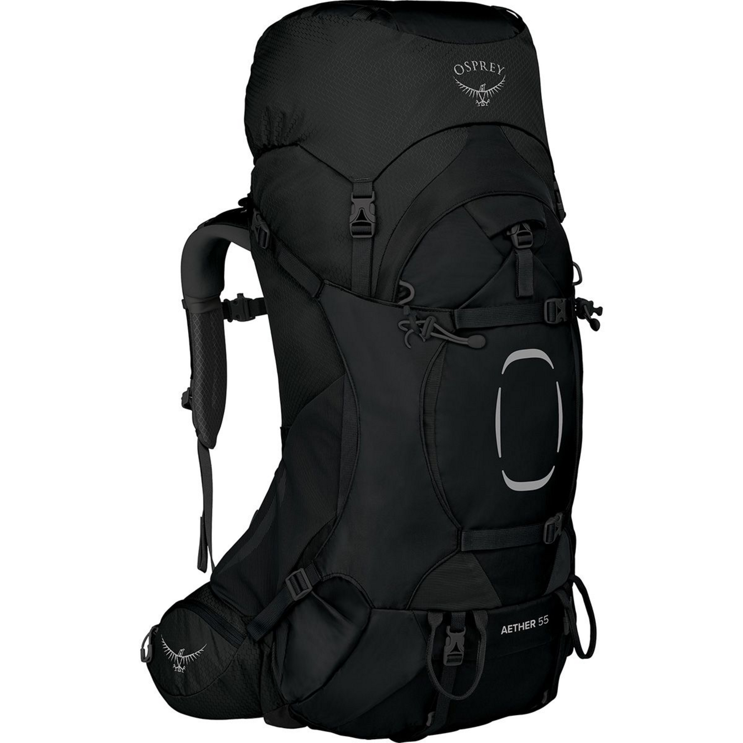 Osprey Aether 55 Trekkingrucksäcke schwarz Größe 55L | L-XL Trekking Wasserabweisend