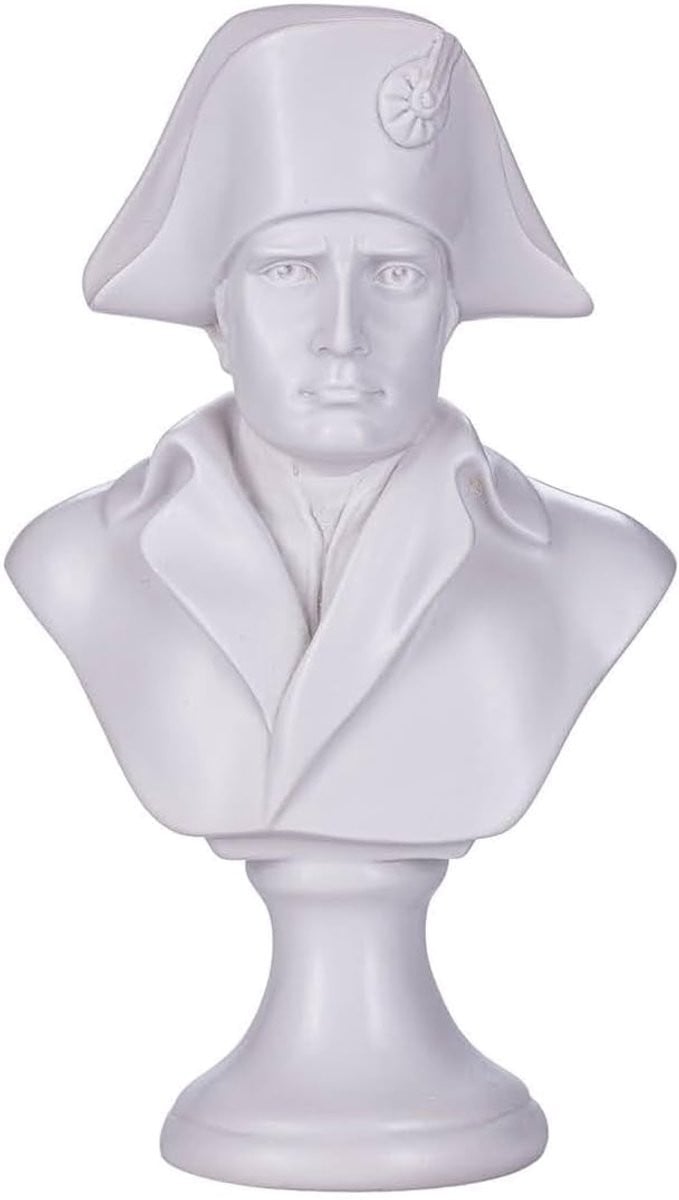 Marmeren buste van de Franse keizer Napoleon Bonaparte sculptuur, 24 cm