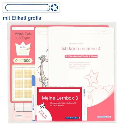Meine Lernbox 3 - Mathematik - Fit für das 3. Schuljahr, Gebundene Ausgabe von Sternchenverlag GmbH,Katrin Langhans, Sternchenverlag,