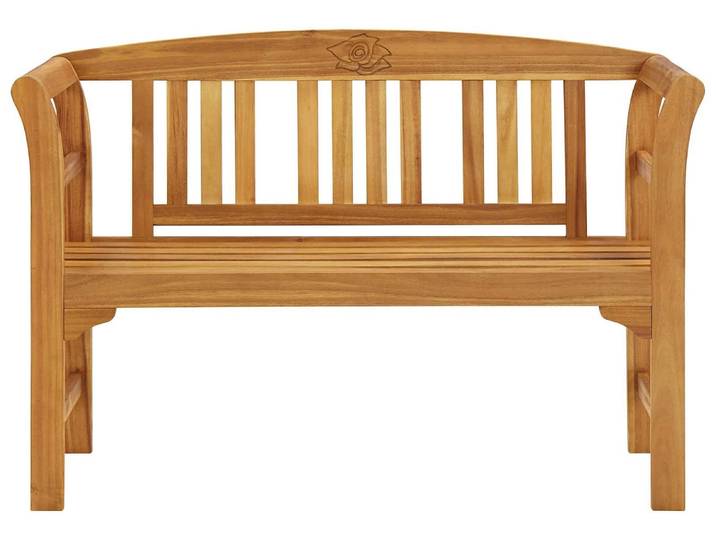 vidaXL Gartenbank 114 cm Massivholz Akazie