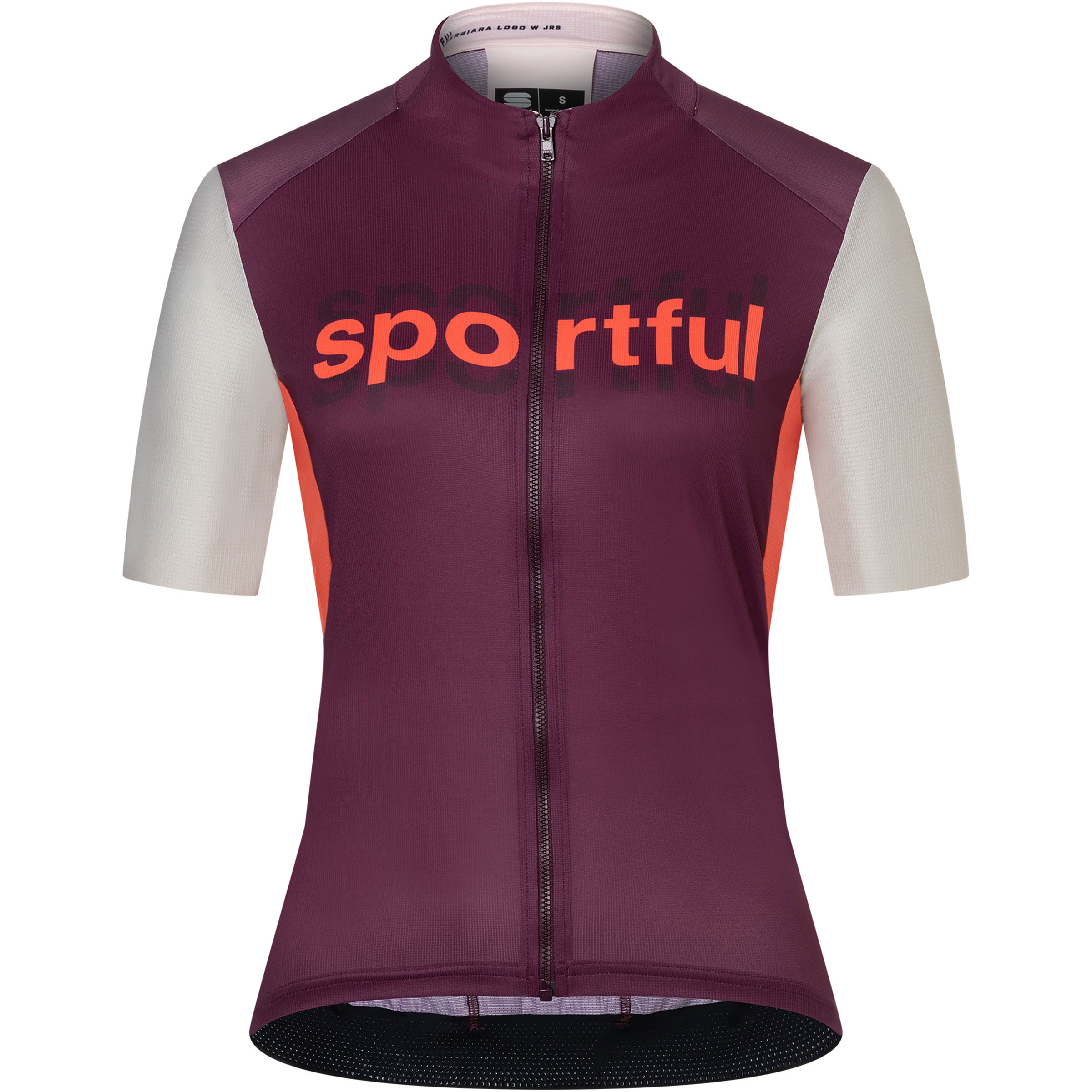 Sportful Supergiara Logo Trikot Damen Radtrikots lila Größe L Gravel Elastisch