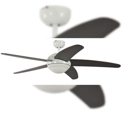 Pepeo Deckenventilator Melton Weiß / Wenge mit Licht 132